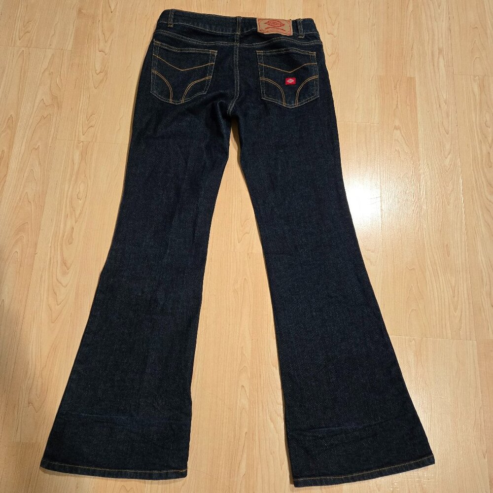 Dickies Women's Dark Denim Flare Jeans